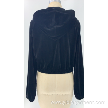 Ladies' Black Velvet Suit Jakcet